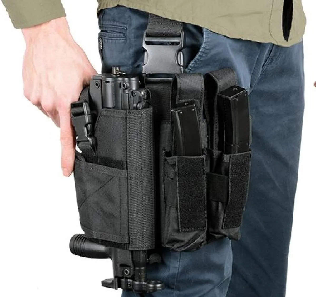 SMG Bein Holster Muilticamo inkl. Mag Pouch